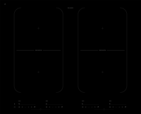 Индукционная варочная панель HI1655 Индукционная варочная панель HI1655