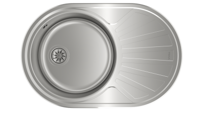 Кухонная мойка DR-77 1B 1D Кухонная мойка DR-77 1B 1D